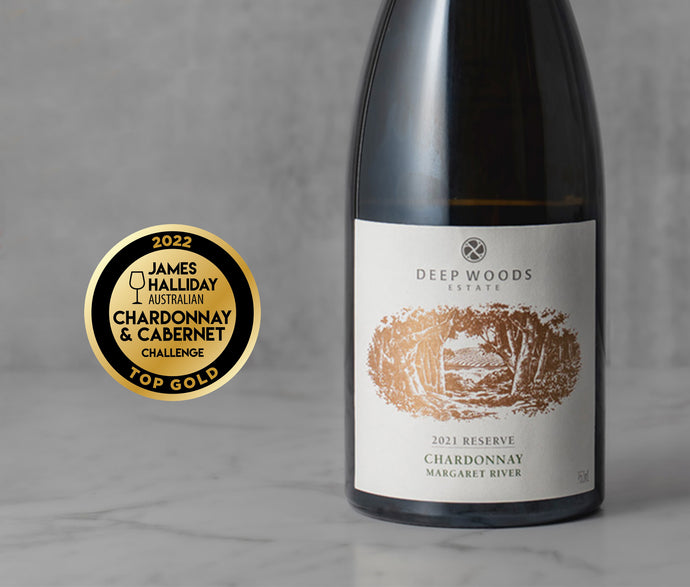 Best of Region Trophy and 4 Golds for Deep Woods Estate in the James Halliday Australian Chardonnay & Cabernet Challenge 2022