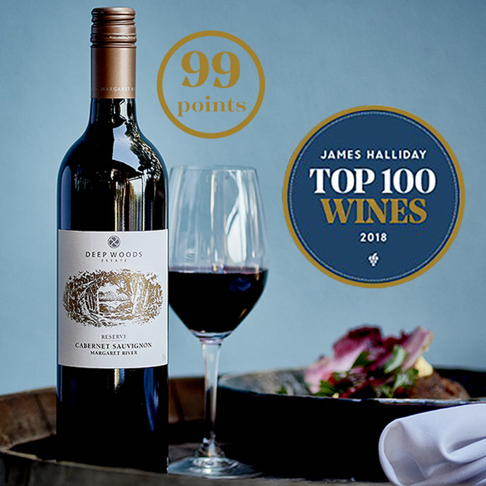 99 points in halliday top 100 for 2016 reserve cabernet